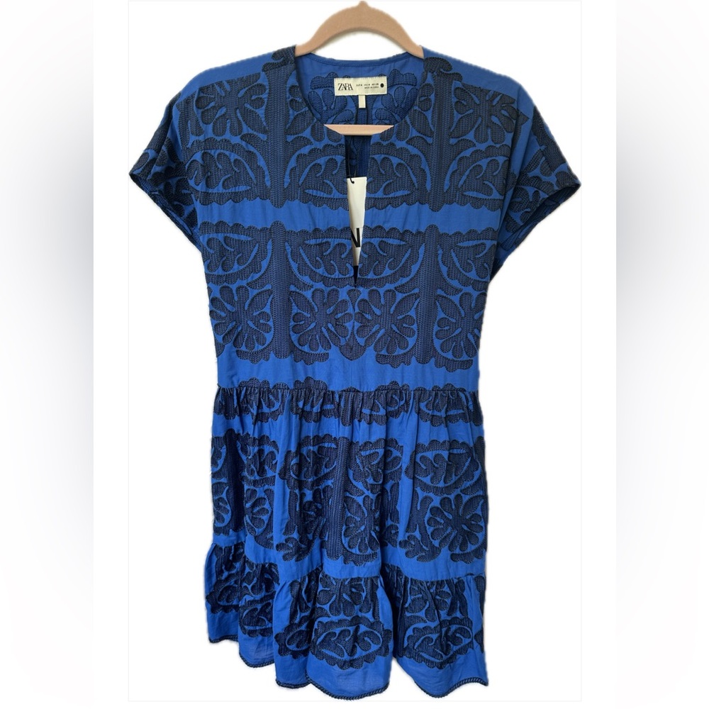 NWT embroidered Zara dress